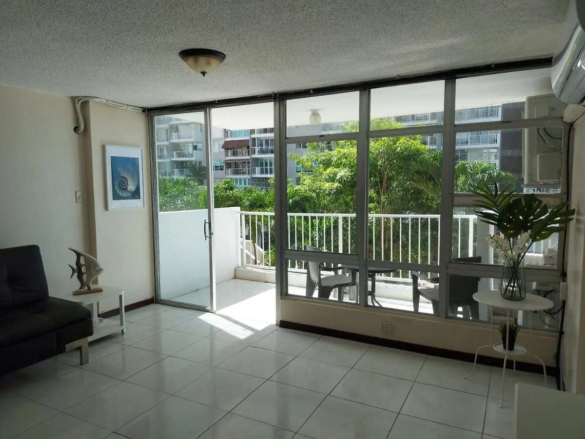 Coral Beach Isla Verde Beach Front Large 1 Bedroom Apt 208 Tower 1 San Juan Apartment