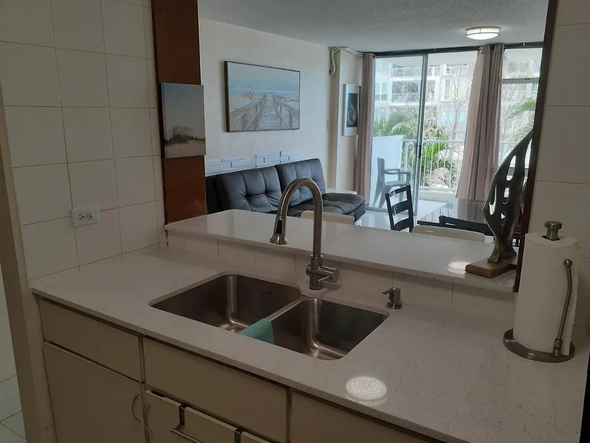Coral Beach Isla Verde Beach Front Large 1 Bedroom Apt 208 Tower 1 San Juan